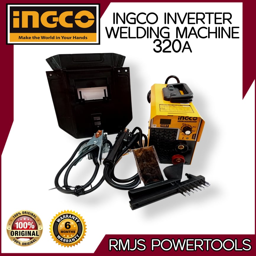 Ingco INGMMA3202P Portable IGBT Inverter MMA ARC Welding Machine 320A Pure Copper SUPER SELECT