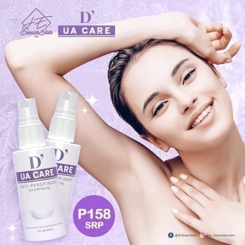 JE Dream Skin UA Spray Whitening and Antiperspirant Shopee Philippines