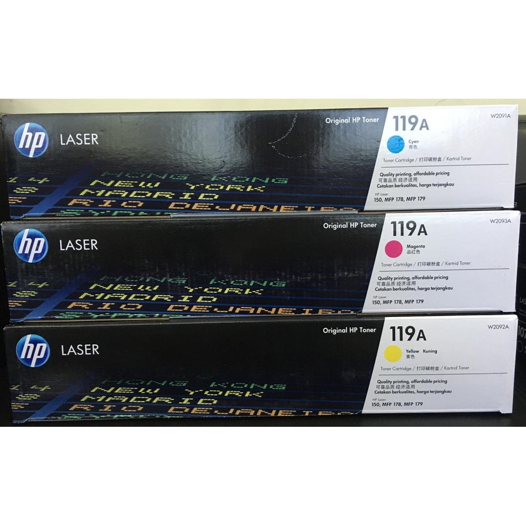 Toner Hp 119a Original Color Laser Toner Catridge Toner Hp Laser 150a 150nw 178nw 179fnw Ugal Shopee Philippines