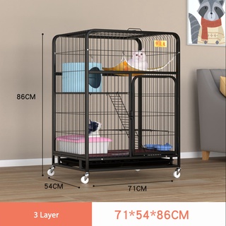 Cat Cage Easy Assemble Cage Pet 2/4 Layer House Pet Cage #5