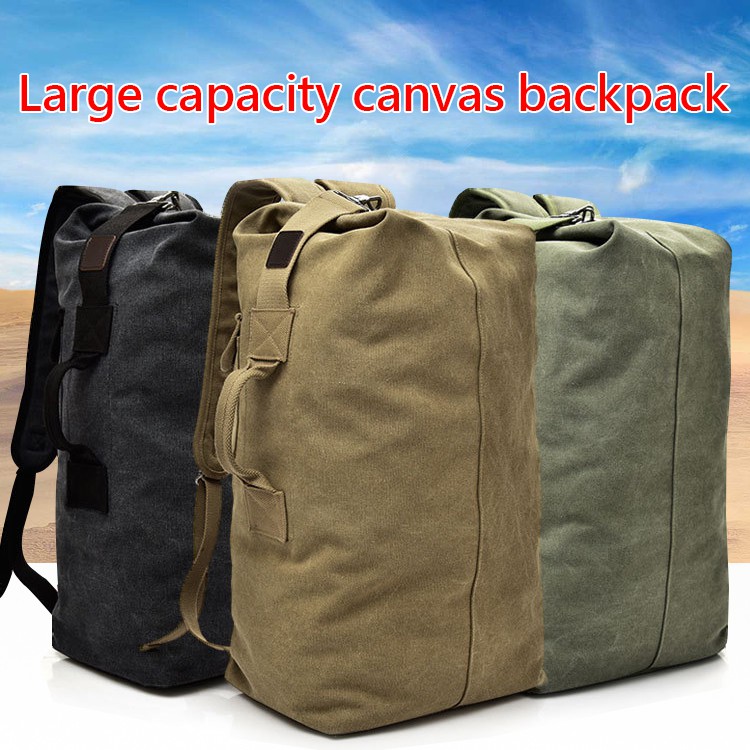 canvas backpack large