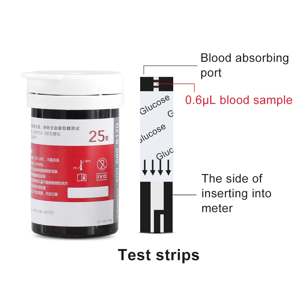 Cofoe Yili Blood Sugar 50 100 150 200 Test Strips And Lancets For