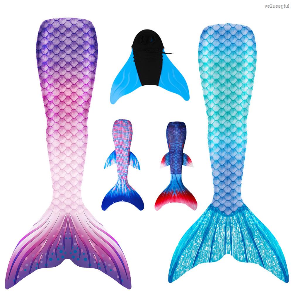 Swimsuit Mermaid Tail Costume Girls Swimsuit Tails With Monofin Fin 