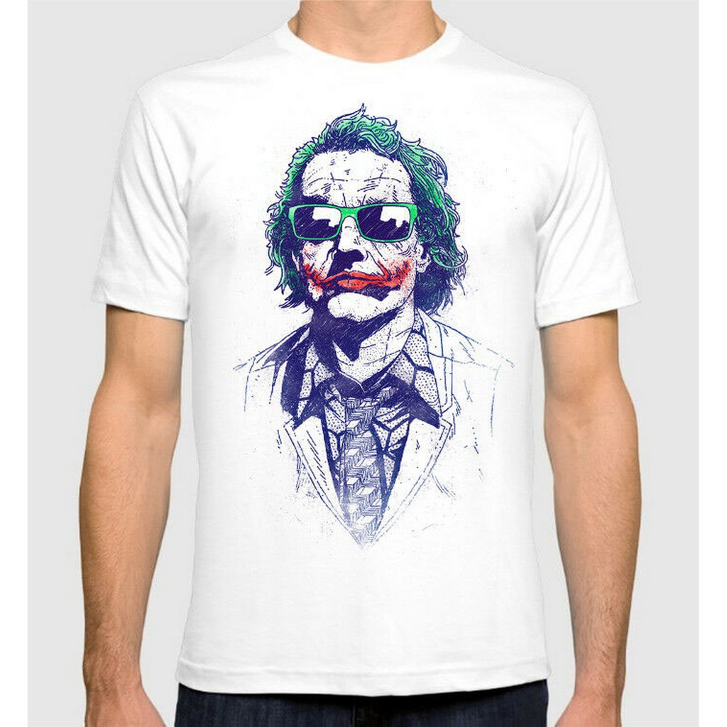 joker t shirt heath ledger