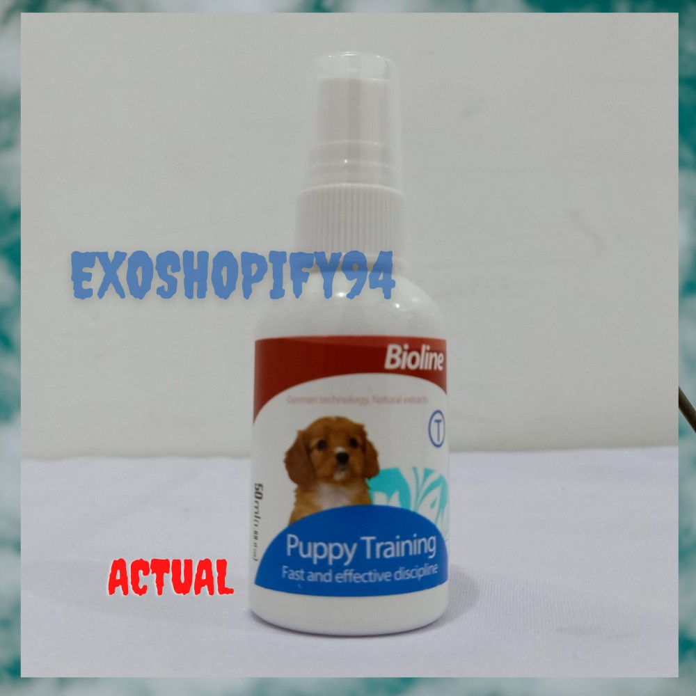 Pets▨Exoshopify Bioline 50ML Dog Training Spray Pet Potty Aid Training Liquid Puppy Trainer COD #3