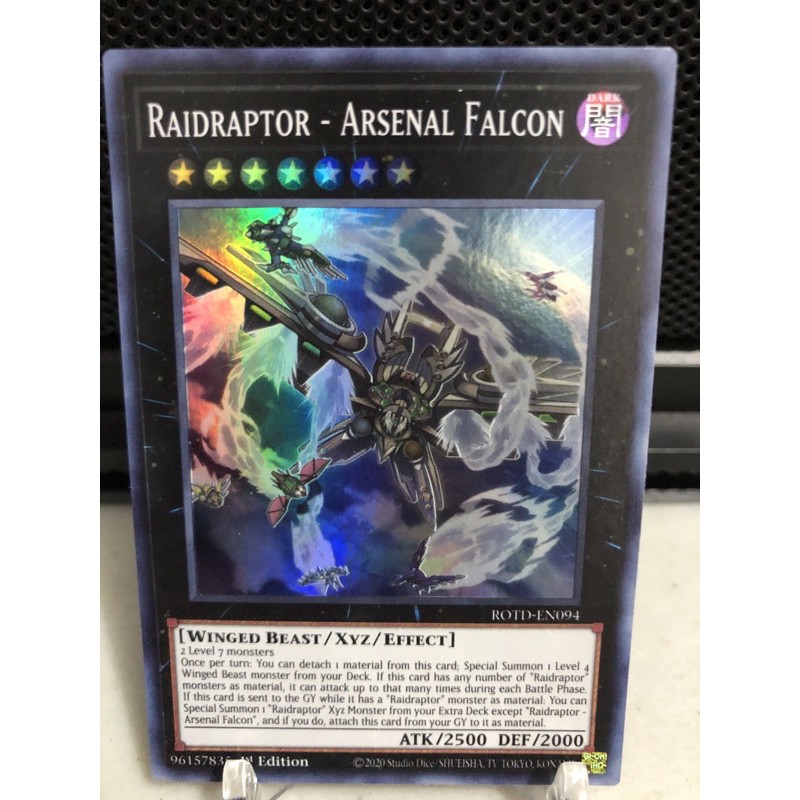 Raidraptor Arsenal Falcon Super Rare yugioh | Shopee Philippines