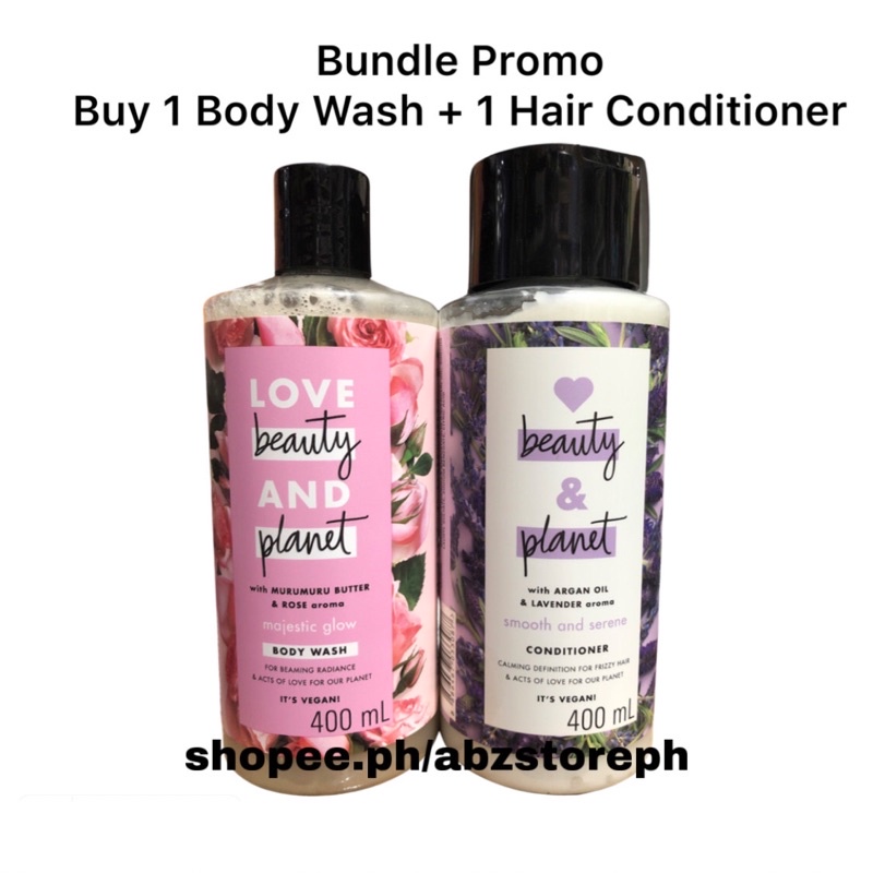 Love Beauty and Body Wash 400ml / Bundle (Body Wash 400ml + Hair