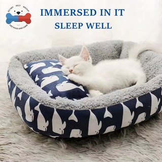 【Free pillow】Dog Bed Mat Cat Bed Dog Bed Washable Sleeping Warm Soft Pet Mat Cat Mat Dog Mat