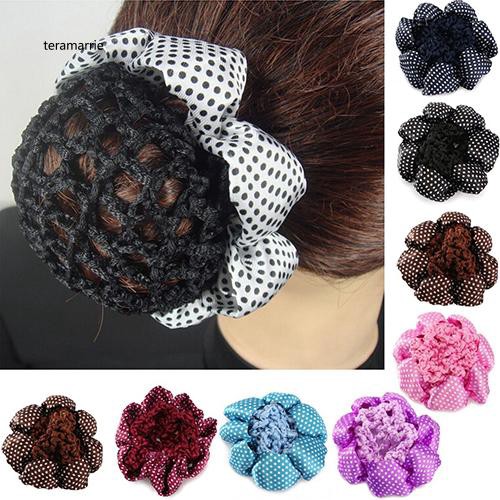 Tmar Women Fashion Bun Cover Hair Snood Ballet Dance Skating