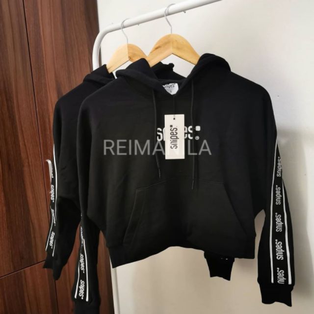 snipes hoodie black