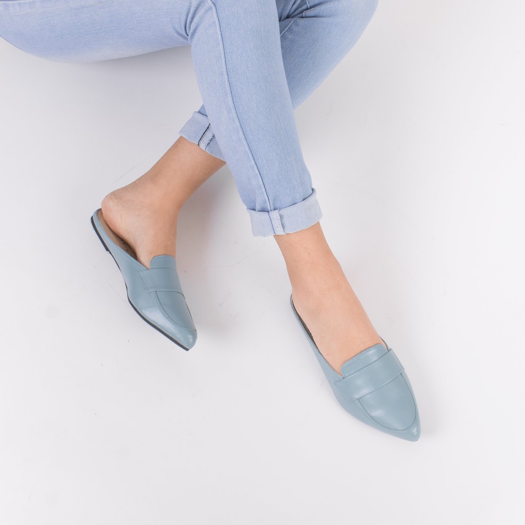 sky blue flats