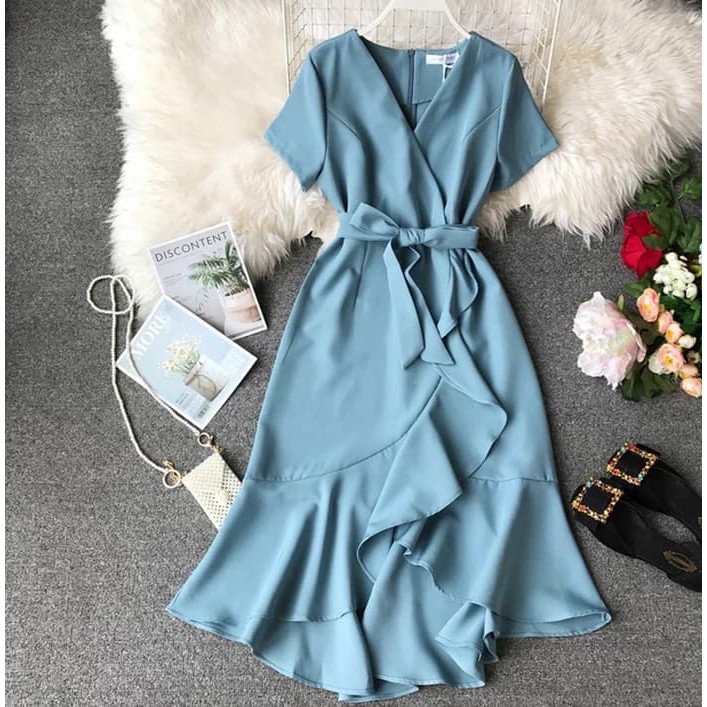 Best Seller Trending Casual Ruffle Mariebel Dress | Shopee Philippines