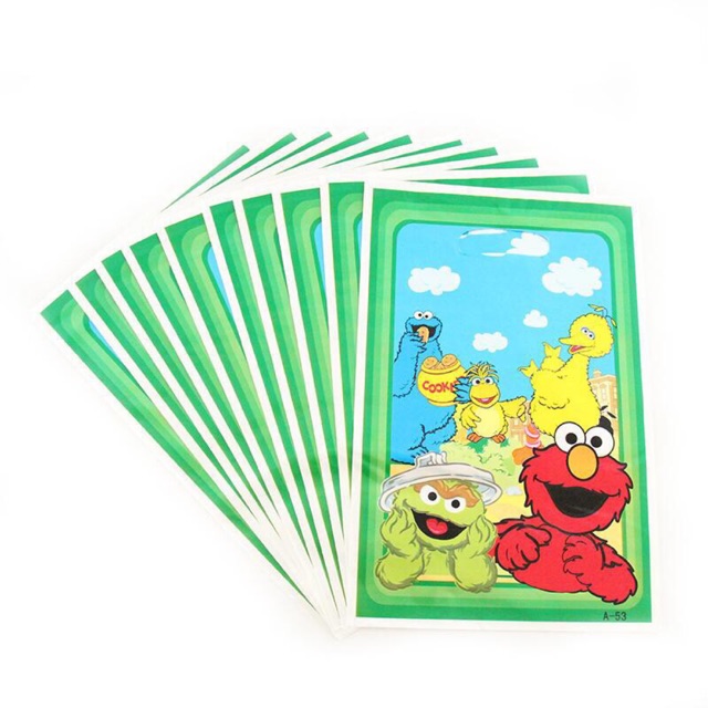 10 pcs Sesame Street Elmo Pearly Loot Bags | Shopee Philippines