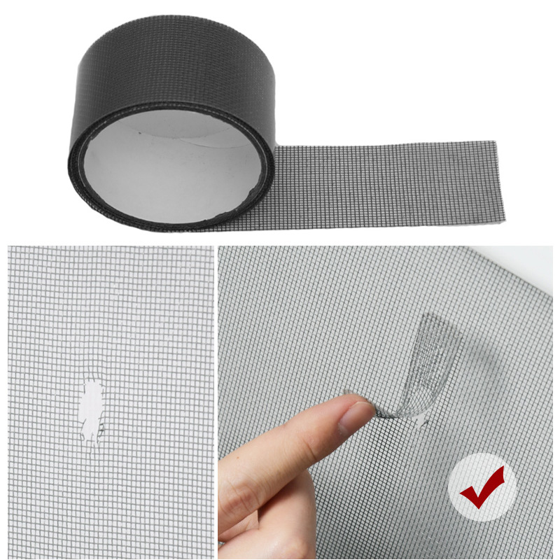 50mm*2M Self-adhesive Screen Window Mesh Repair Tape Useful Insect Fly ...