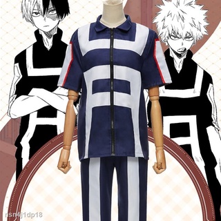 ▤My Hero Academia Boku no Hero Cosplay Costume Men Women School Uniform Sport Suit Tshirt Pants Izu #1