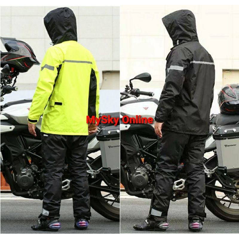 Original MOTOWOLF® V1 Motorcycle Raincoat / Rain Protectors (1 SET of