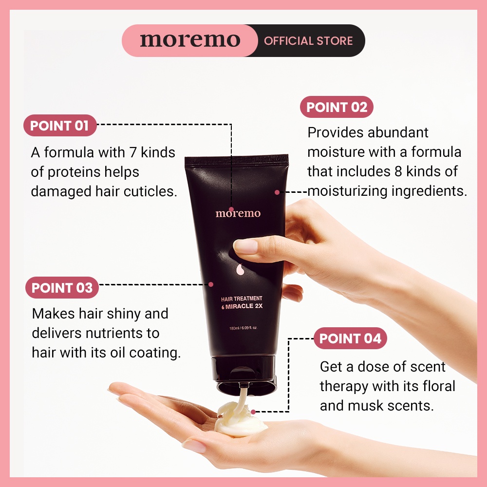 Moremo Hair Treatment Miracle 2X (180ml)