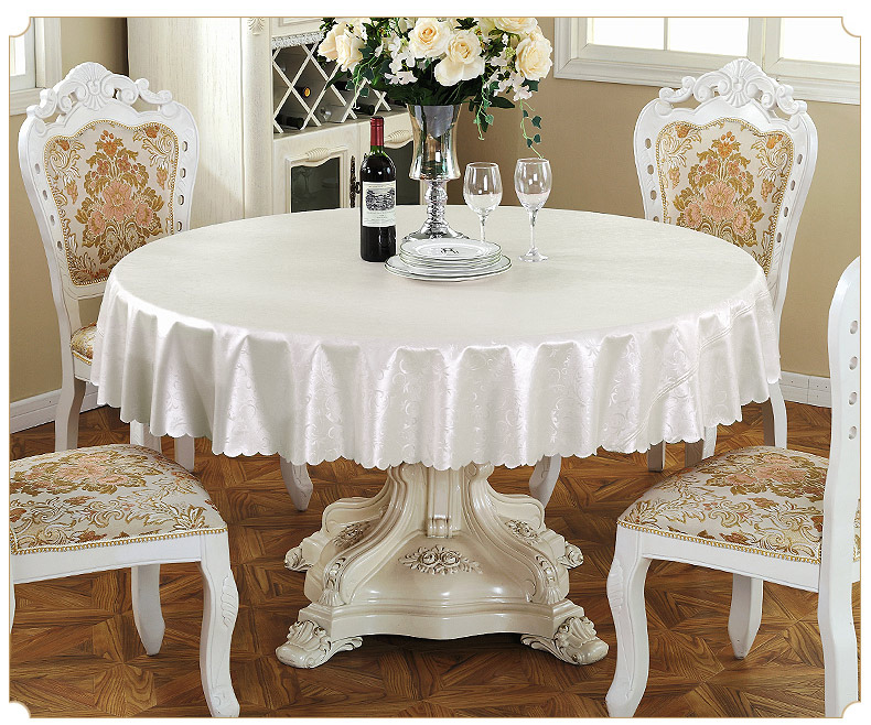 Round Table Tablecloth Waterproof, 28 Inch Round Table Cover