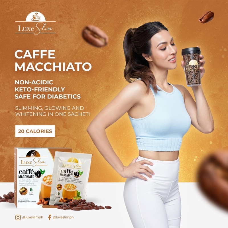 (COD) LUXE Slim Coffee Caffe Macchiato by Anna Magkawas Authorized