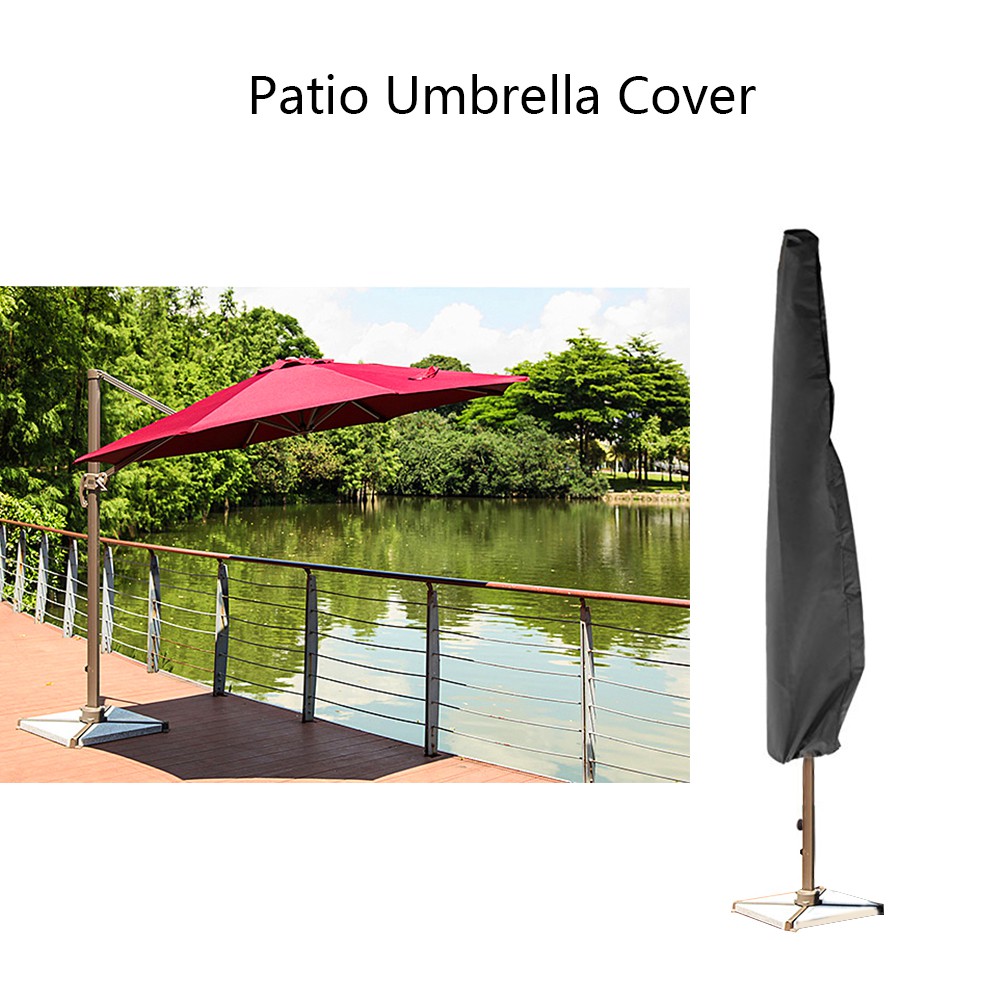 Waterproof Offset Parasol Cantilever Umbrella Cover Outdoor Garden Hanging Umbre Shopee Philippines