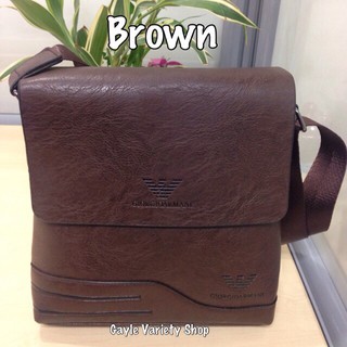 giorgio armani leather sling bag price