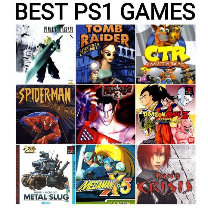 The most effective playstation 1 video games