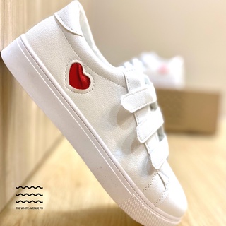 ladies white trainers no laces