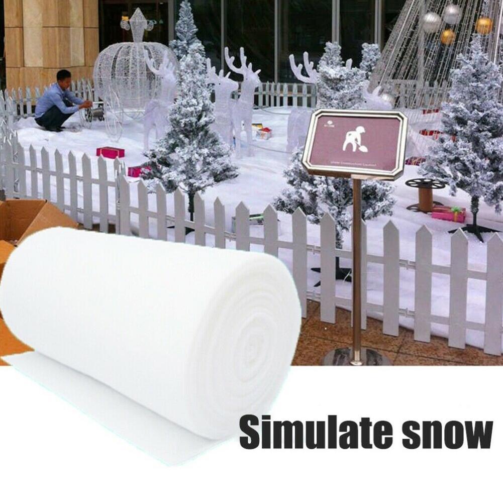 Roll Fake Snow Xmas Nativity Soft White Blanket Artificial Party Decor Xmas K7G3 Shopee Philippines
