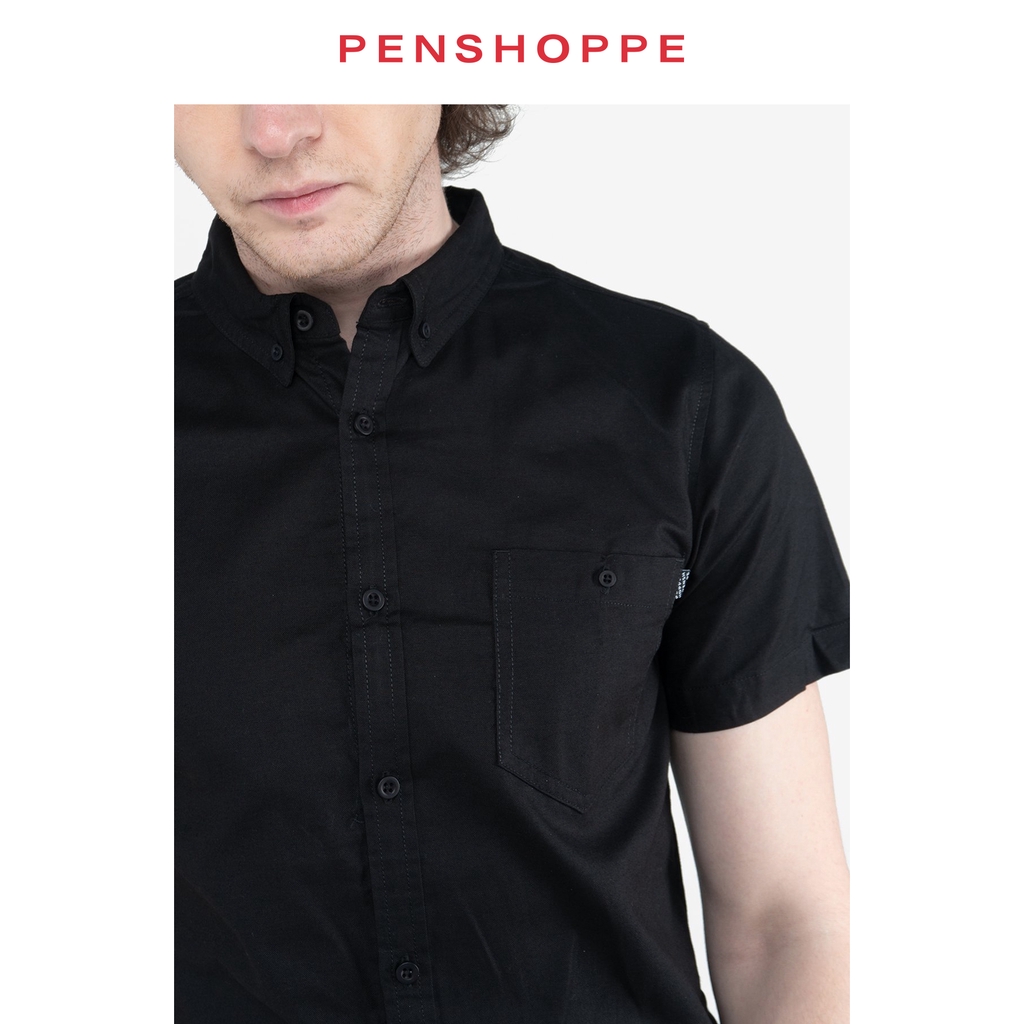 penshoppe polo shirt black