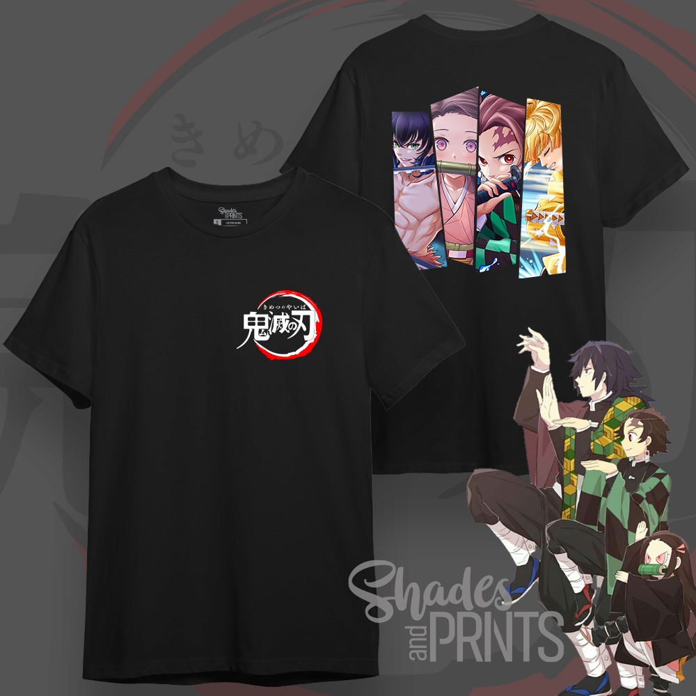 Anime Shirt Demon Slayer Hashira Members Logo Customized Unisex Shirt Streetwear