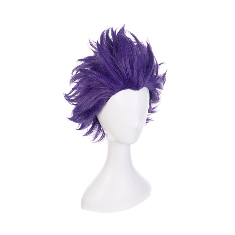 My Hero Academia Shinsou Hitoshi Shinso Wig Cosplay Costume Boku No Hero Academia Synthetic Hair 