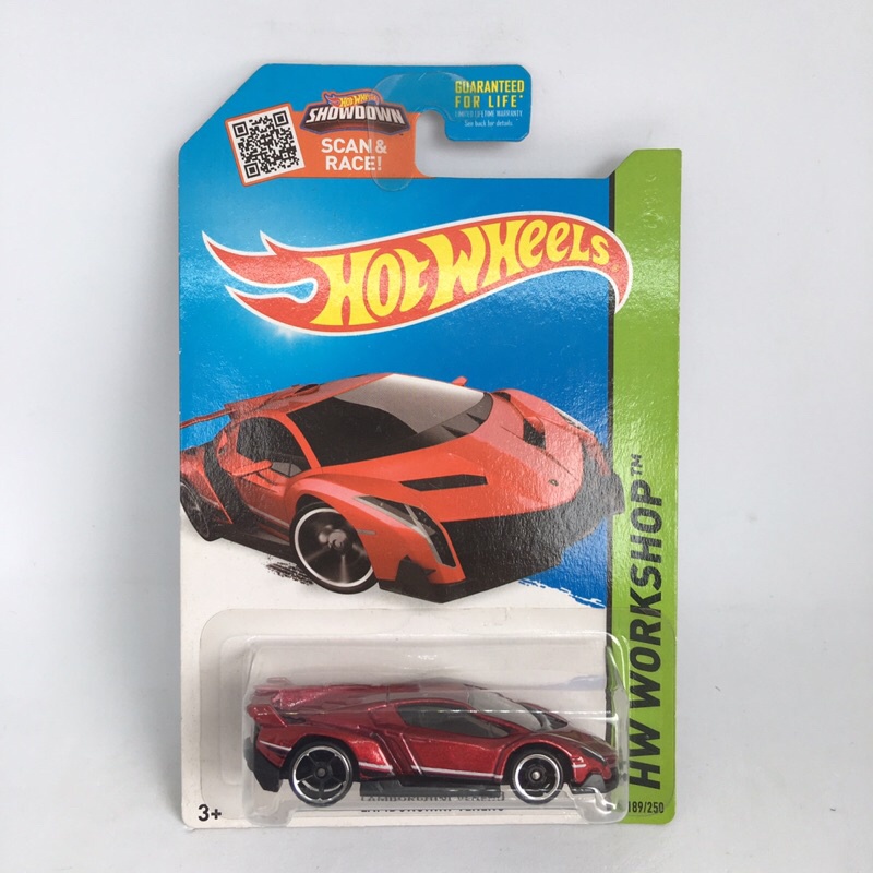 HOT WHEELS LAMBORGHINI VENENO 2015 (RED) 1:64 SCALE | Shopee Philippines