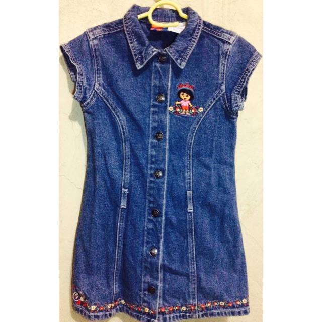 denim dress size 22