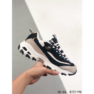 Skechers D'lites 1.0 comfortable panda old style thick-soled casual sports retro jogging | Philippines