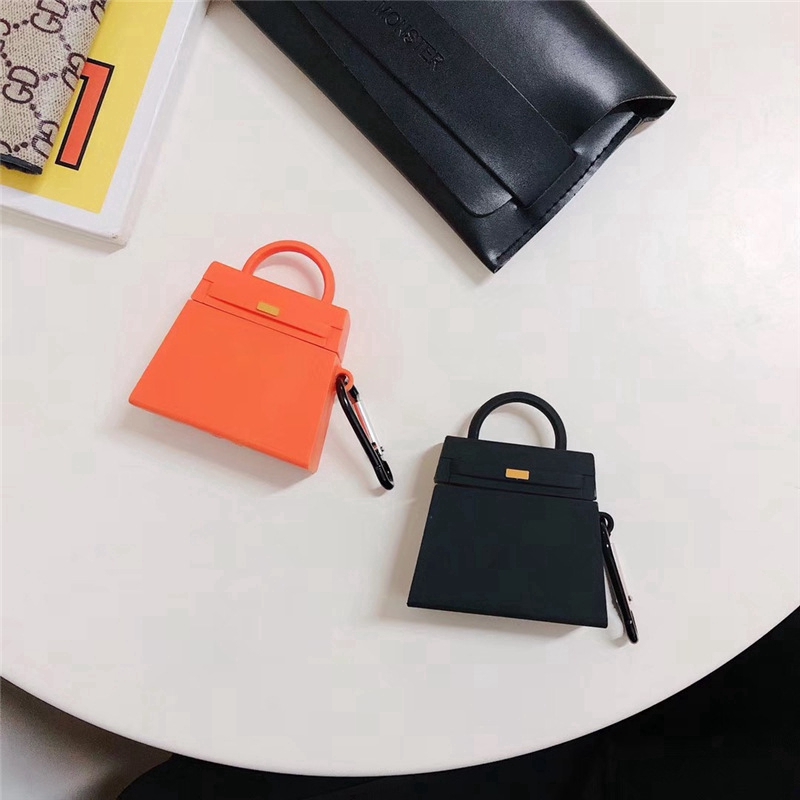 Girls Cute Street Fashion Bag Shopping Bag Airpods 1 2 Case Cartoon Silicone Soft Shell Cover Shopee Philippines