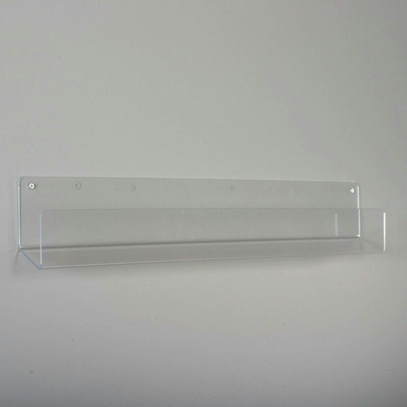 Floating Acrylic Shelves Wall Mounted, Clear Wall Display Shelves