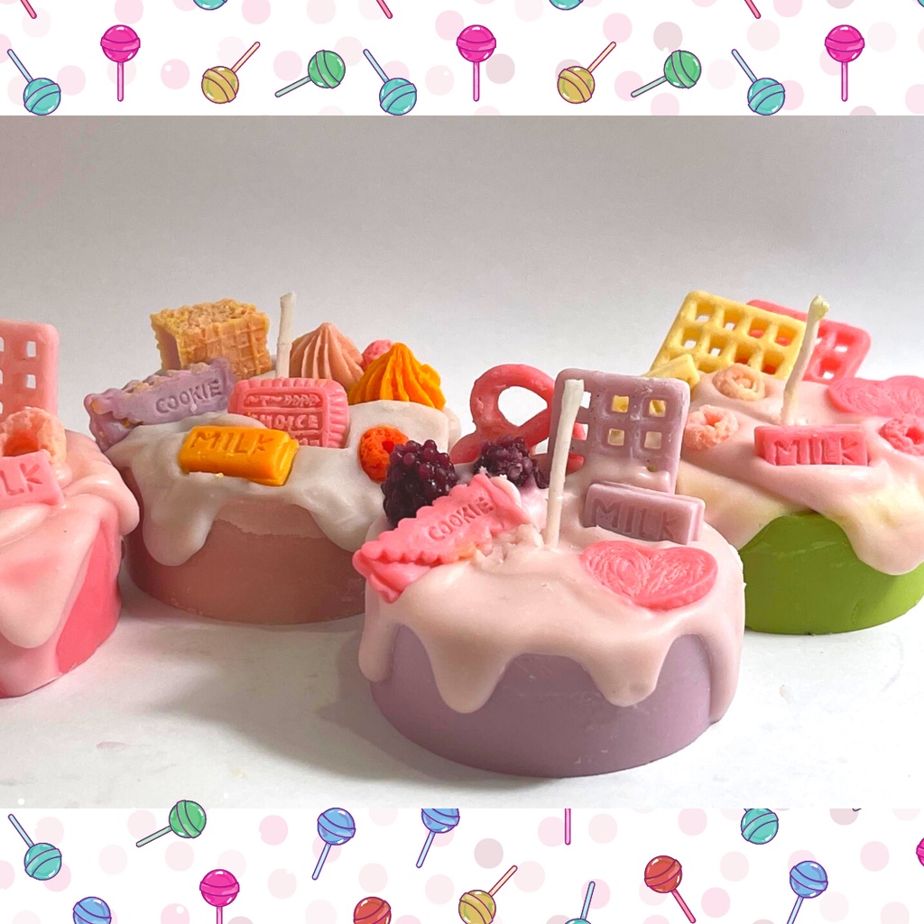 [Candyland theme] Scented Candle Souvenir Home Fragrance Party Decor 