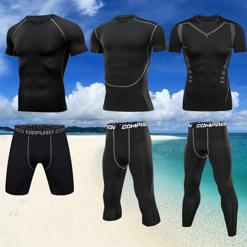 Men s Swimsuit Suit Hot Spring Wetsuit Tight Swim Shorts Anti