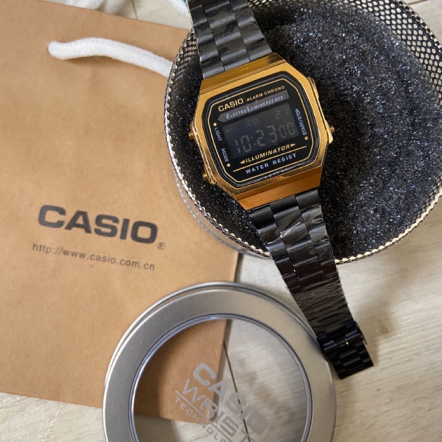 casio metal digital watch