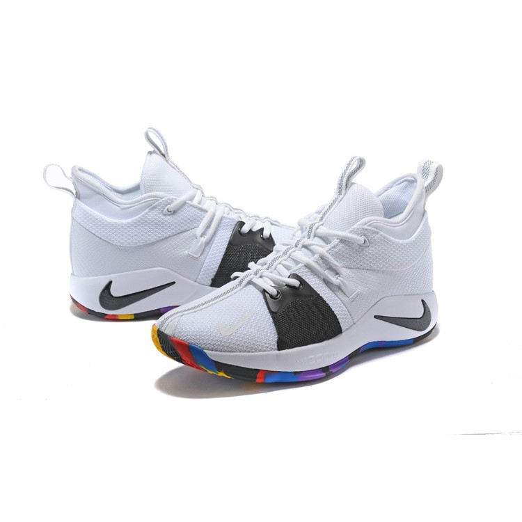 paul george white basketball shoes