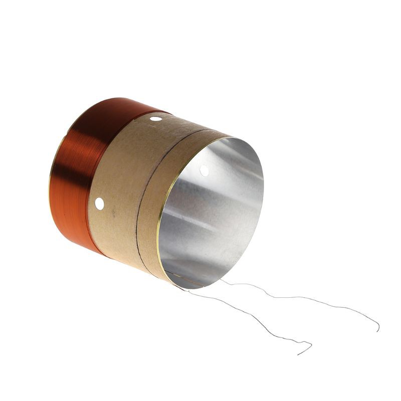 1Pcs 49.5mm ASV Bass Voice Coil Copper Wire Coil for Subwoofer Speaker 