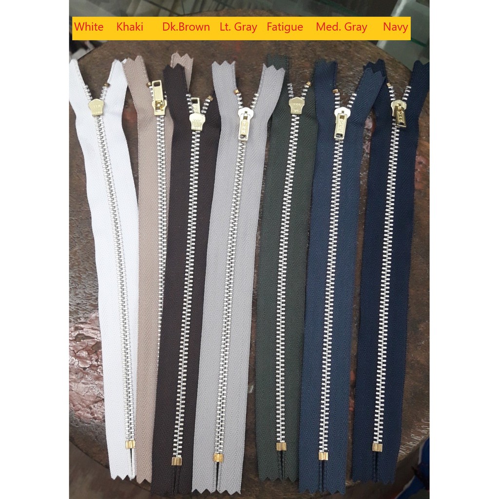 YKK Zipper SIlver Teeth 8 inches Shopee Philippines