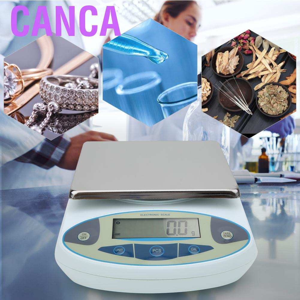 Canca 30kg 0.1g Laboratory Balance High Precision Digital Electronic Scale 100-240V