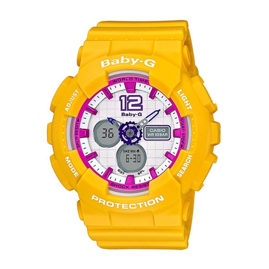 baby g yellow watch