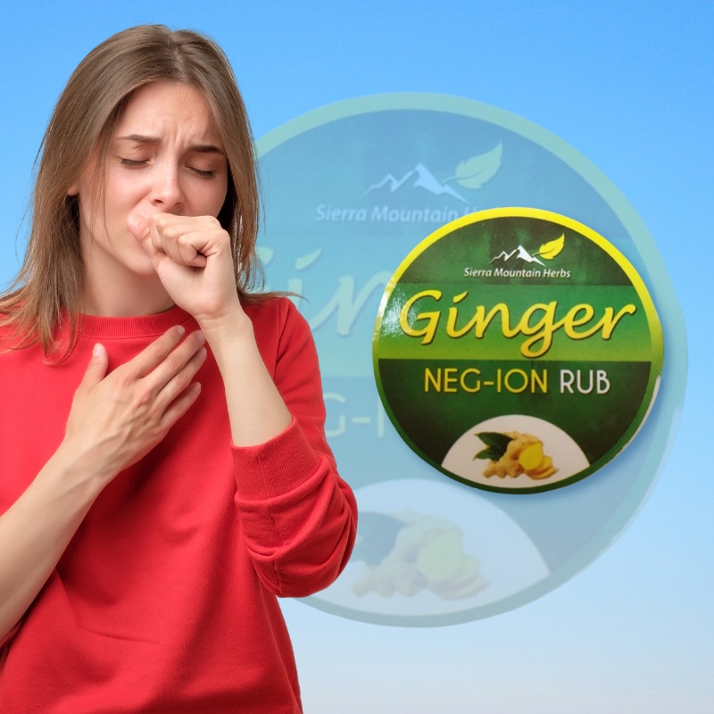 Ginger NegIon Rub by SMH for Cough Colds Upset Stomach Headache Back