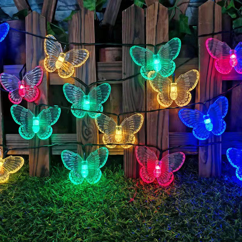 30LED Solar butterfly String Lights Waterproof Outdoor Solar Light