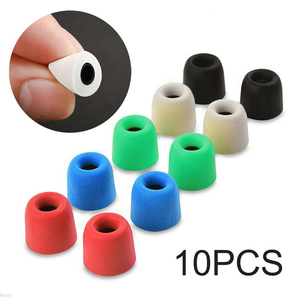 10pcs New Earbuds Memory Foam Eartips for Sound InEar Earphone Ear