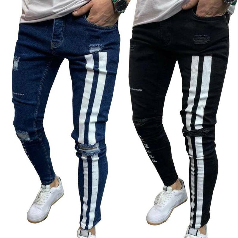 mens skinny stretch joggers