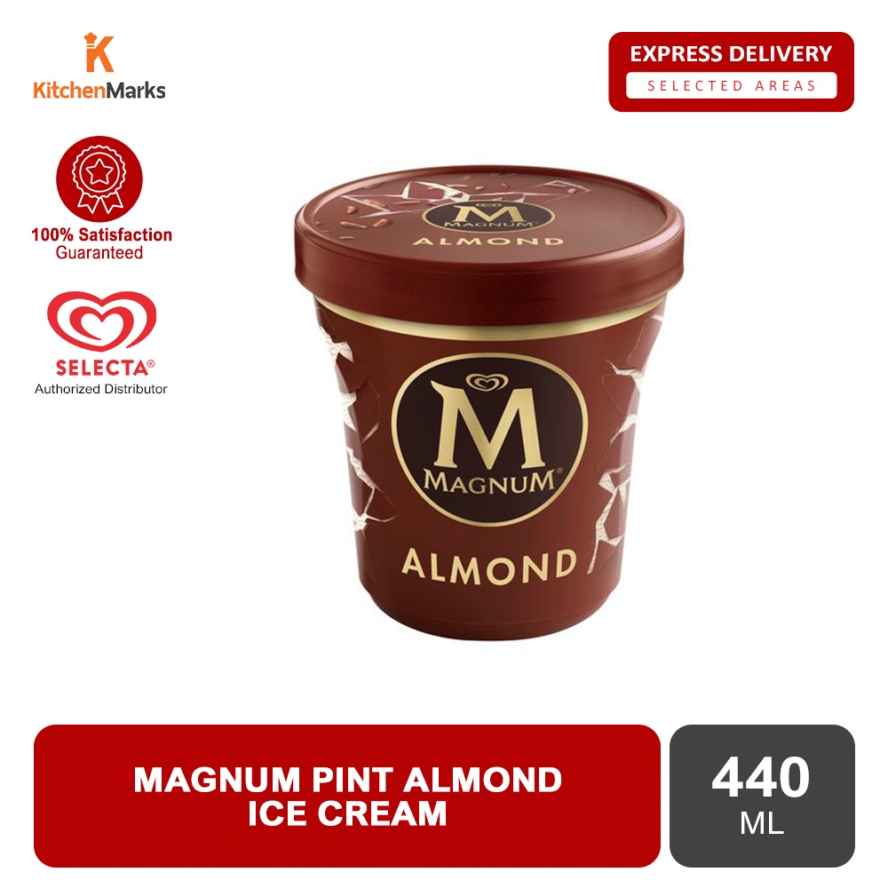 Magnum Pint Almond Ice Cream 440ml Shopee Philippines