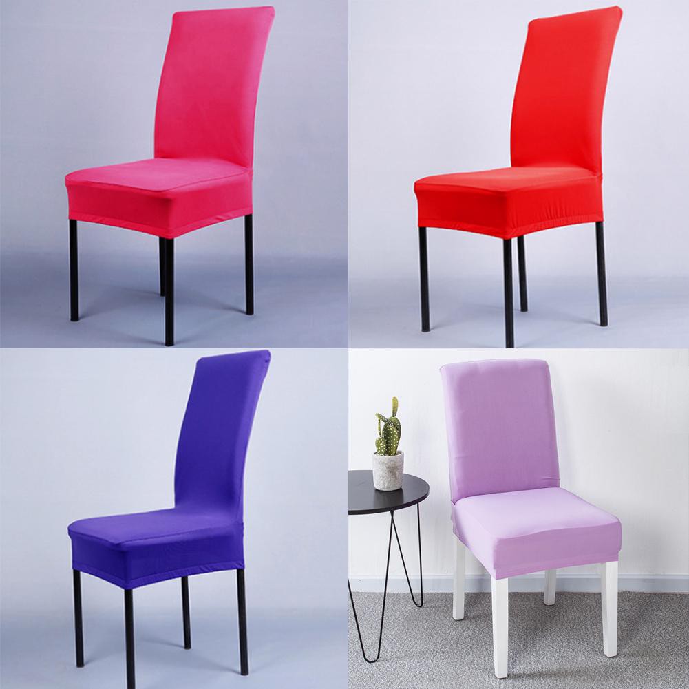 Fashion Candy Color Spandex Lycra Chair Covers Case For Wedding Banquet Reception Party Decor